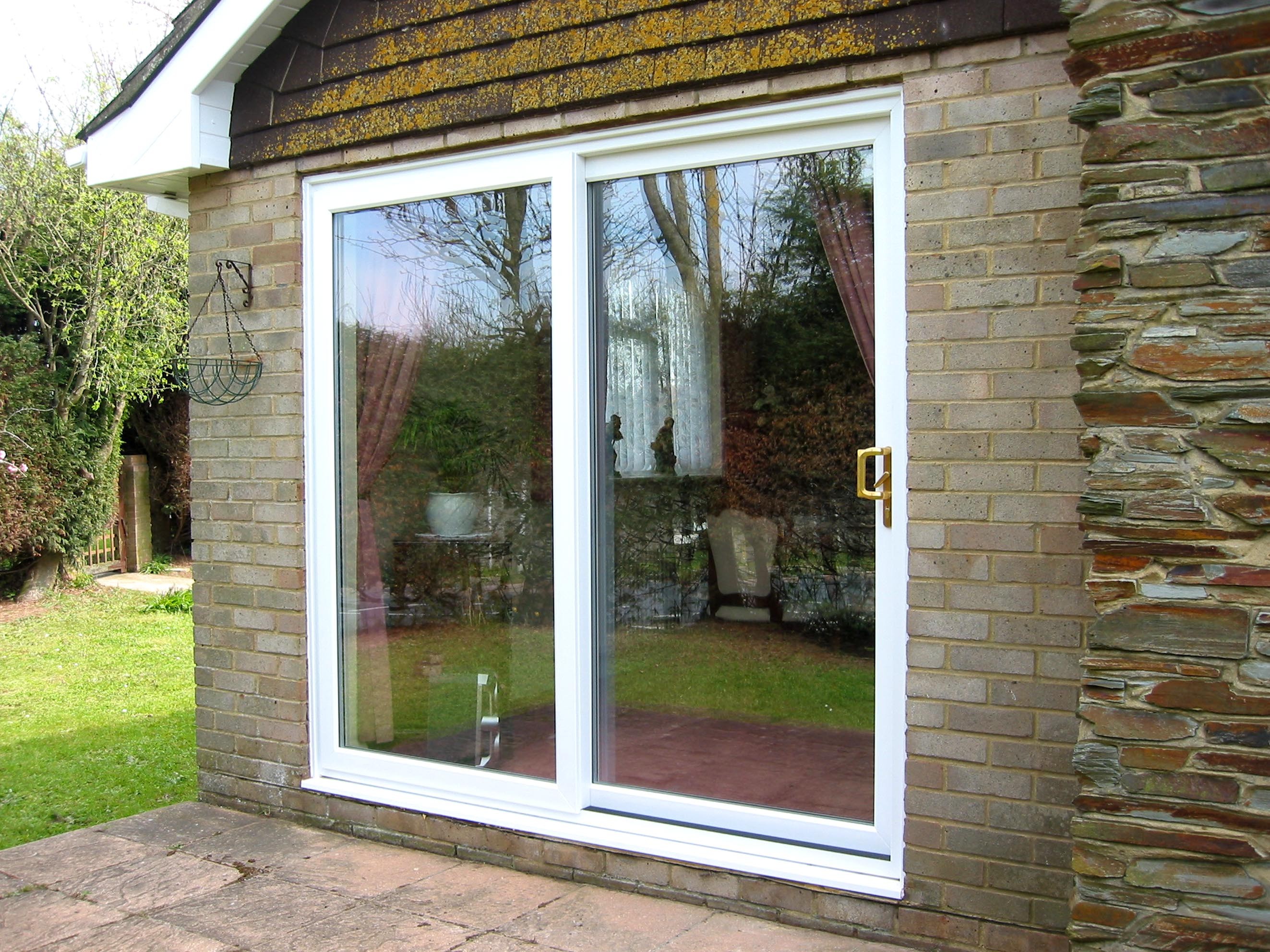 Happy customers enjoying their improved home